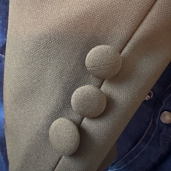 LookBook Store | Olive Green Asymmetrical Blazer - Picture 9 of 11